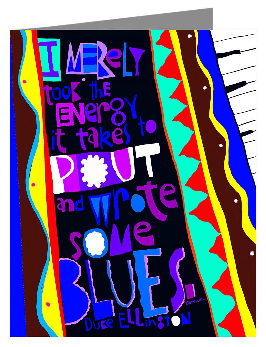 Duke Ellington - Note Card Custom Text by Br. Mickey McGrath, OSFS - Trinity Stores