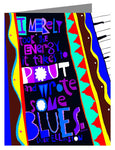Custom Text Note Card - Duke Ellington by M. McGrath