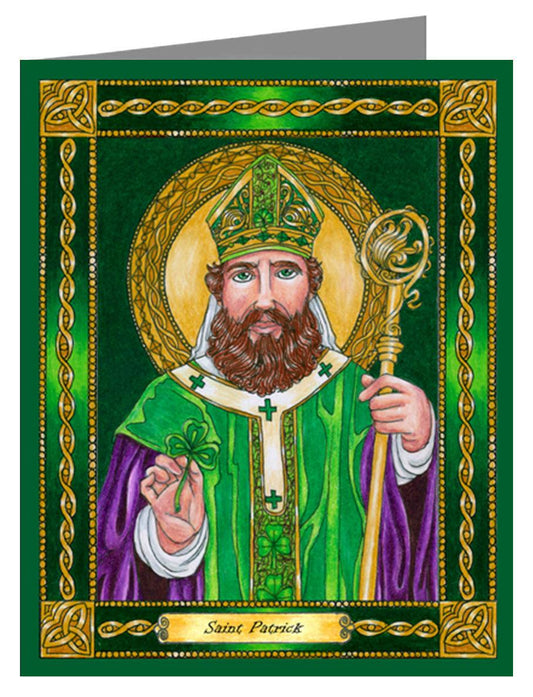St. Patrick - Note Card Custom Text