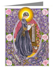 Custom Text Note Card - St. Zélie Martin by B. Nippert