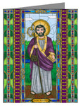 Custom Text Note Card - St. Matthias the Apostle by B. Nippert