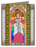 Custom Text Note Card - St. Agatha by B. Nippert