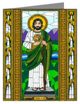 Custom Text Note Card - St. Jude the Apostle by B. Nippert