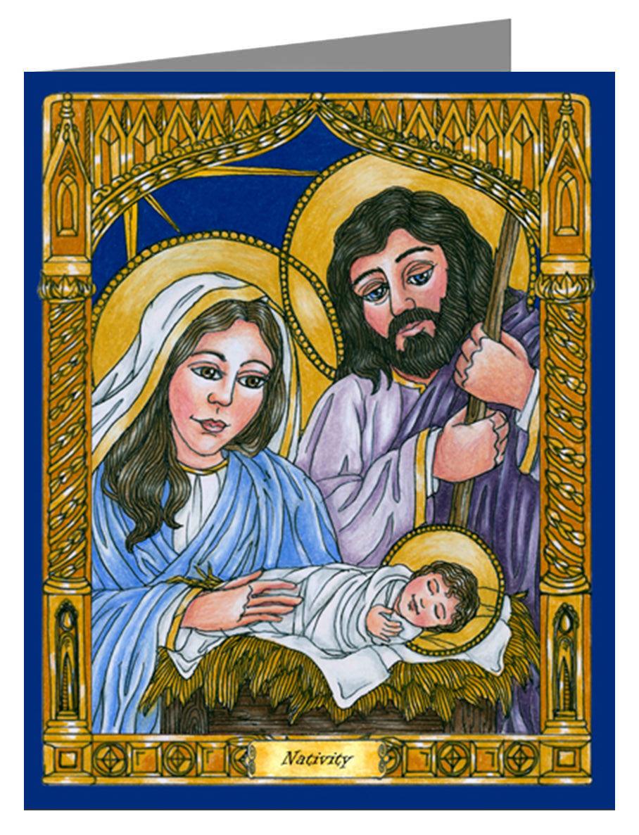 Nativity - Note Card Custom Text by Brenda Nippert - Trinity Stores