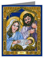 Custom Text Note Card - Nativity by B. Nippert