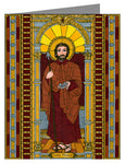 Custom Text Note Card - St. Thomas the Apostle by B. Nippert