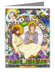 Custom Text Note Card - St. Joseph Sleeping by B. Nippert