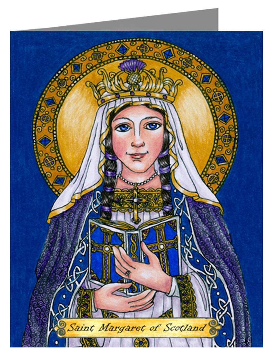 St. Margaret of Scotland - Note Card Custom Text by Brenda Nippert - Trinity Stores