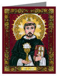 Custom Text Note Card - St. Dominic by B. Nippert