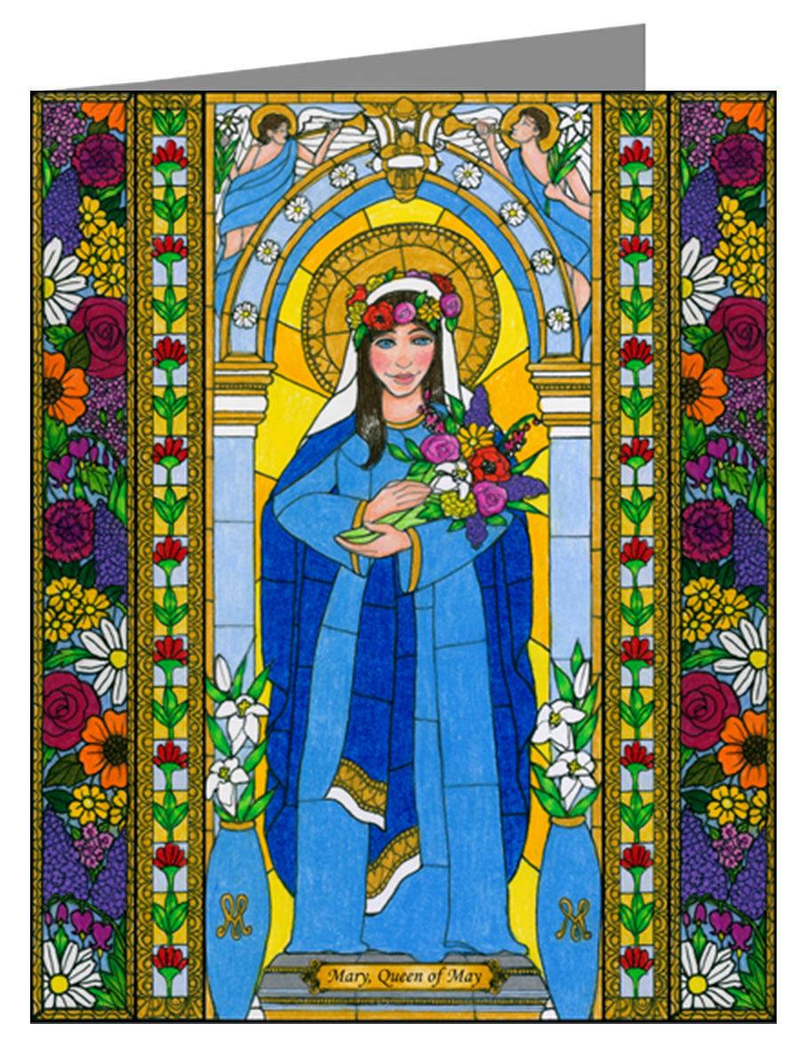 Mary, Queen of May - Note Card Custom Text by Brenda Nippert - Trinity Stores