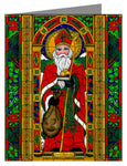 Custom Text Note Card - St. Nicholas by B. Nippert