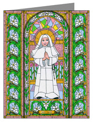 Custom Text Note Card - St. Imelda by B. Nippert