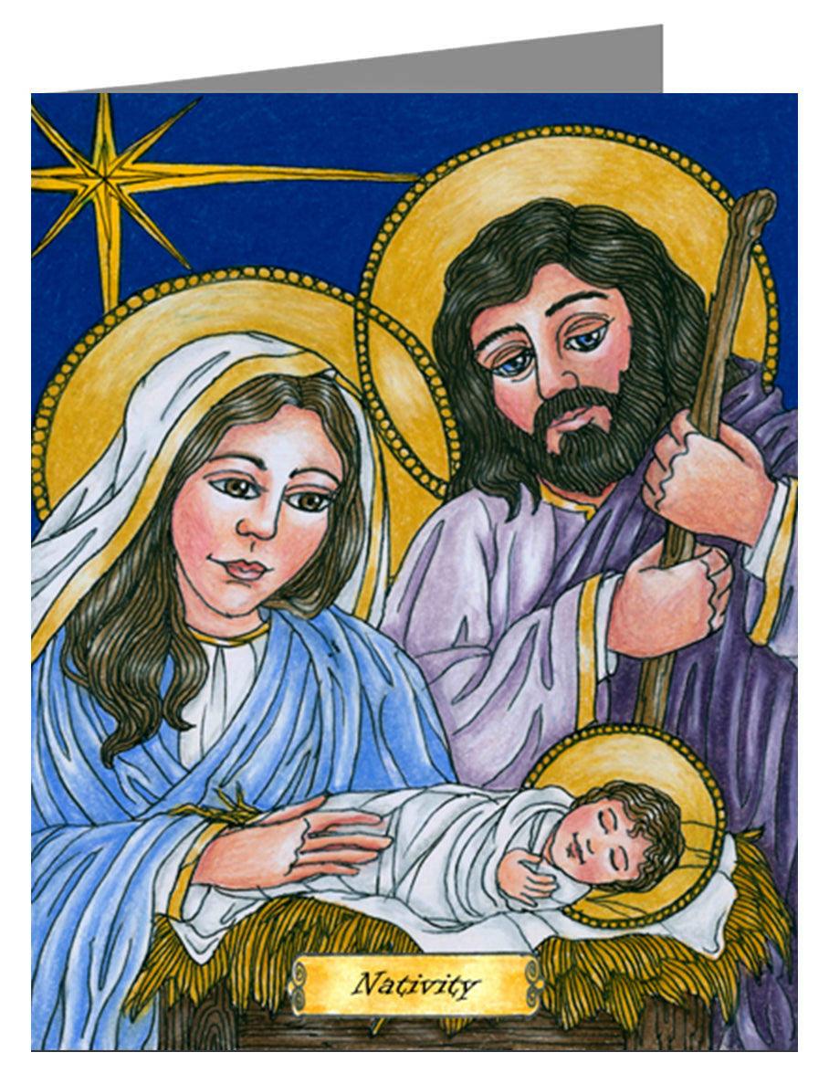 Nativity - Note Card Custom Text by Brenda Nippert - Trinity Stores