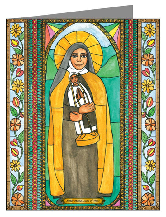 St. Maria Lucia of Jesus - Note Card Custom Text
