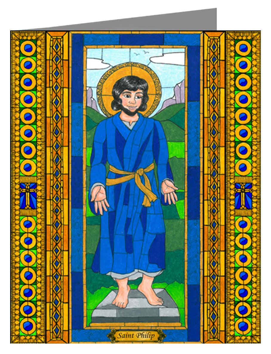 St. Philip - Note Card Custom Text by Brenda Nippert - Trinity Stores