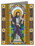 Custom Text Note Card - St. Andrew by B. Nippert