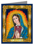 Custom Text Note Card - Our Lady of Guadalupe by B. Nippert