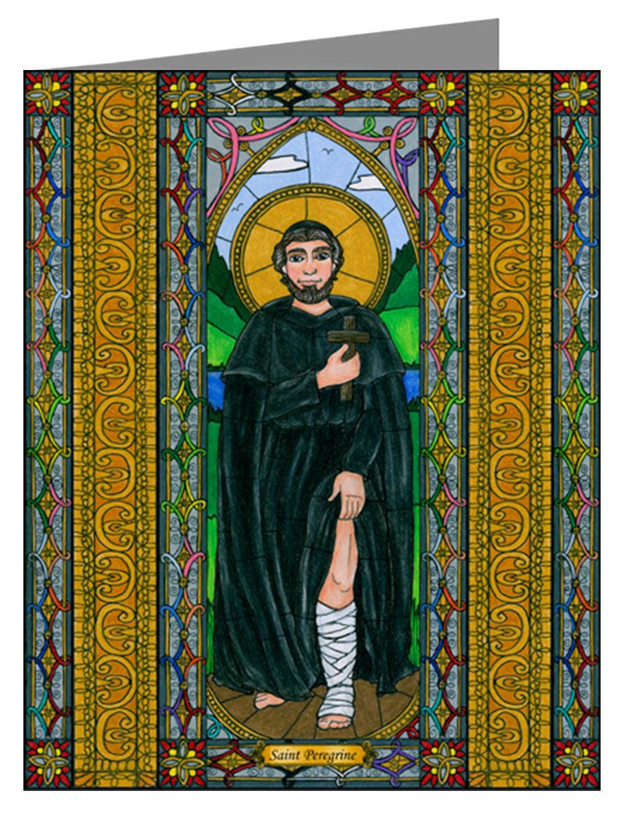 St. Peregrine - Note Card Custom Text by Brenda Nippert - Trinity Stores