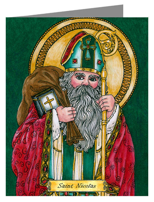 St. Nicholas - Note Card Custom Text