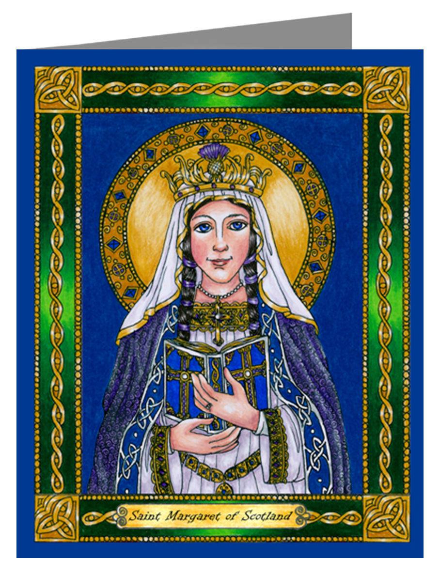 St. Margaret of Scotland - Note Card Custom Text by Brenda Nippert - Trinity Stores