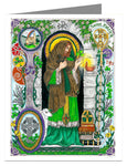 Custom Text Note Card - St. Patrick by B. Nippert