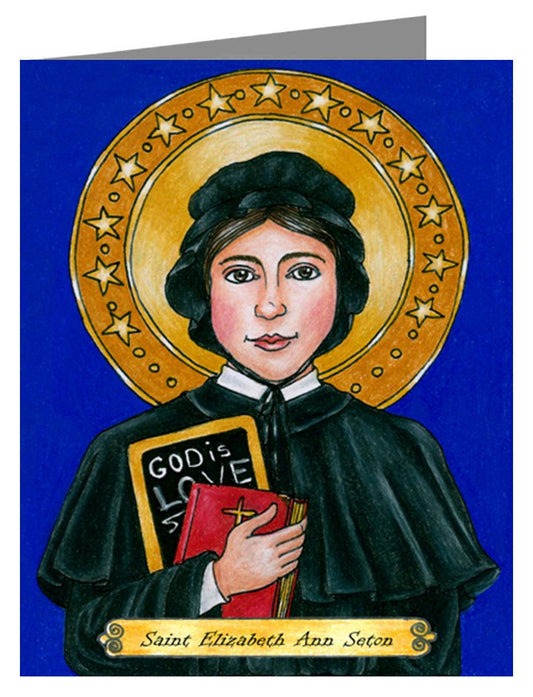 St. Elizabeth Ann Seton - Note Card Custom Text