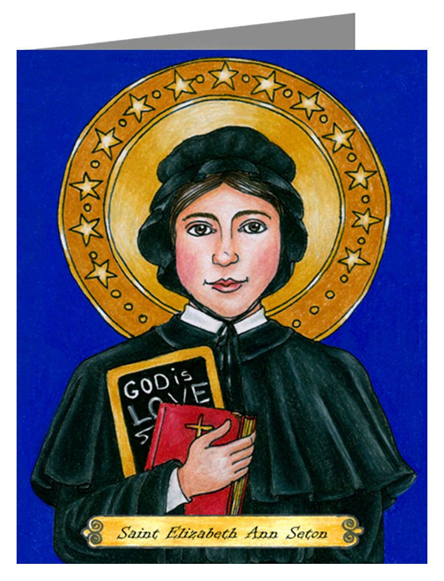 St. Elizabeth Ann Seton - Note Card Custom Text by Brenda Nippert - Trinity Stores