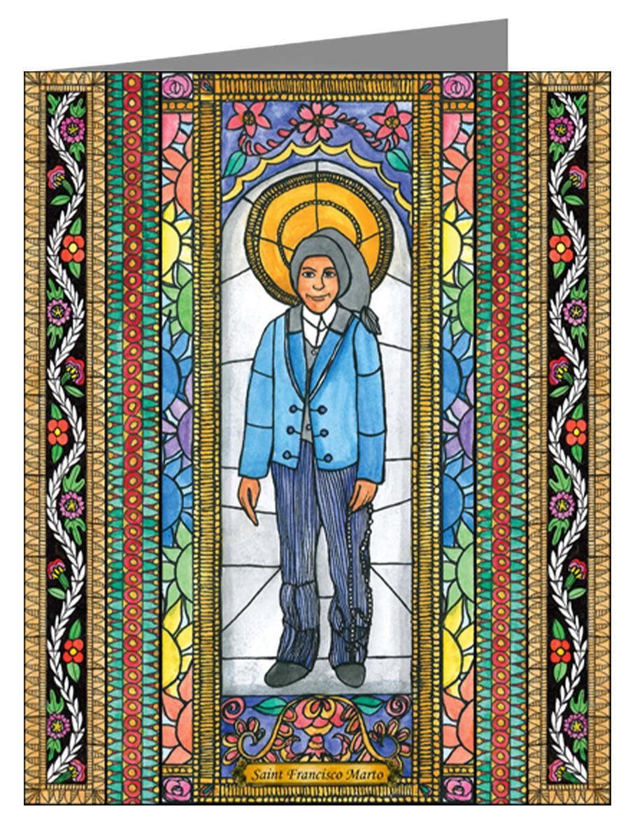 St. Francisco Marto - Note Card Custom Text by Brenda Nippert - Trinity Stores