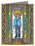 Custom Text Note Card - St. Francisco Marto by B. Nippert