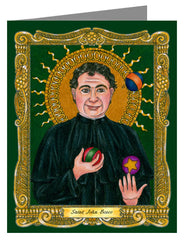 Custom Text Note Card - St. John Bosco by B. Nippert