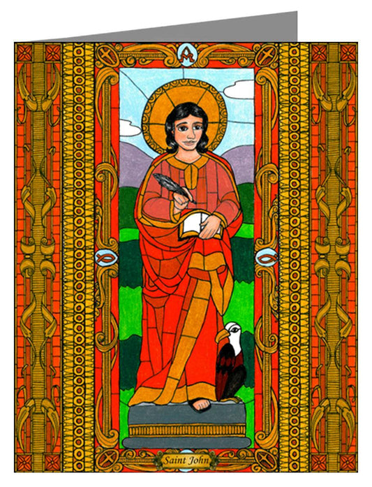 St. John the Evangelist - Note Card Custom Text