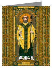 Custom Text Note Card - St. Blaise by B. Nippert