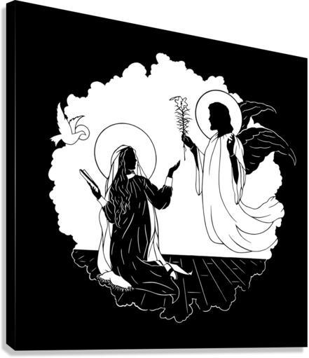 Canvas Print - Annunciation by D. Paulos