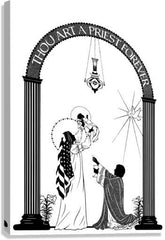 Canvas Print - Thou Art A Priest Forever by D. Paulos