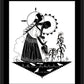Wall Frame Black, Matted - Apache Madonna by Dan Paulos - Trinity Stores