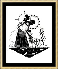 Wall Frame Gold - Apache Madonna by D. Paulos