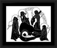 Wall Frame Black - Babysitters by D. Paulos