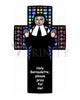Metal Print - St. Bernadette of Lourdes - Cross by Dan Paulos - Trinity Stores