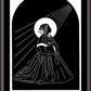 Wall Frame Espresso, Matted - St. Bernadette by Dan Paulos - Trinity Stores