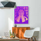 Acrylic Print - St. Bernadette of Lourdes - Purple Glass by Dan Paulos - Trinity Stores