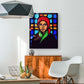 Acrylic Print - St. Bernadette of Lourdes - Stained Glass by D. Paulos