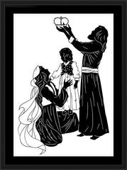 Wall Frame Black - Behold Thy King by D. Paulos