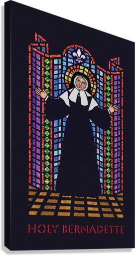 Canvas Print - St. Bernadette by Dan Paulos