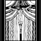 Wall Frame Black, Matted - Cristo de Chimayó by Dan Paulos - Trinity Stores