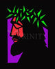 Metal Print - Christ Hailed as King - Stained Glass by Dan Paulos - Trinity Stores