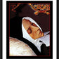 Wall Frame Black, Matted -  St. Bernadette of Lourdes, Death of by D. Paulos