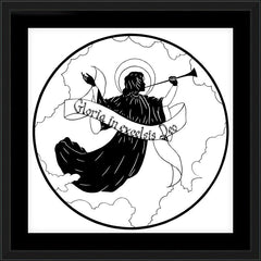 Wall Frame Black - Gloria by D. Paulos