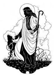 Metal Print - Good Shepherd by D. Paulos