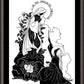 Wall Frame Espresso, Matted - Our Lady and St. Bernadette of Lourdes - "I Love Thee, Madame" by Dan Paulos - Trinity Stores