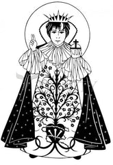 Acrylic Print - Infant of Prague by D. Paulos